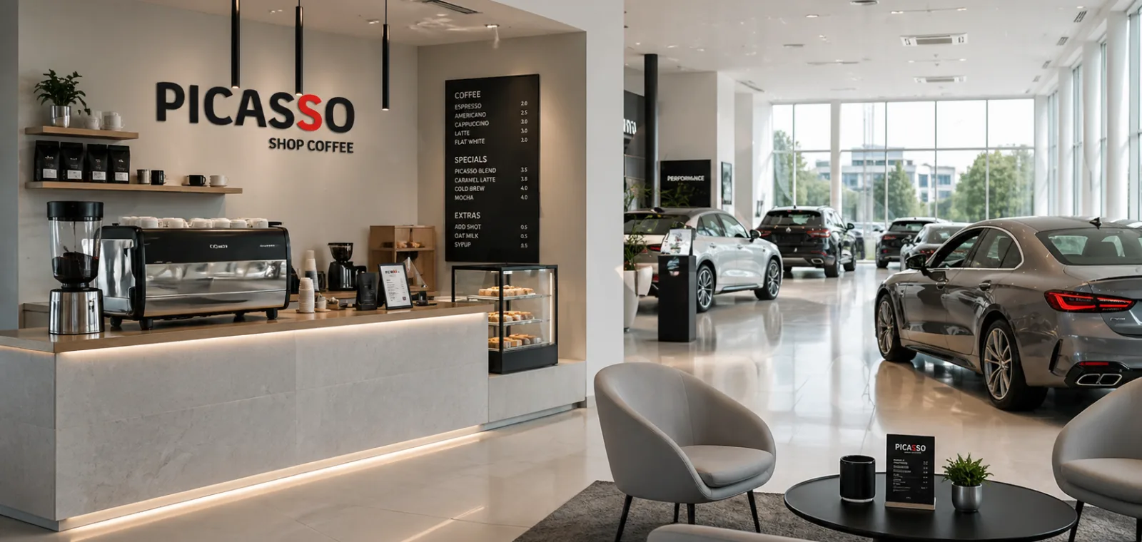 FERAH SHOWROOM KAHVE KONSEPTİ