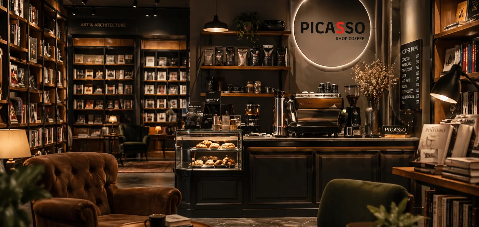 KİTAPÇI İÇİ KAHVE KÖŞESİ